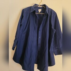Chico's Navy Blue Blouse